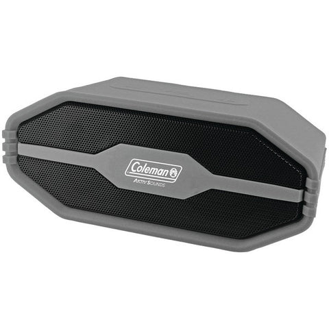 COLEMAN CBT15-GY Aktiv Sounds(TM) Waterproof Bluetooth(R) Speaker (Gray)