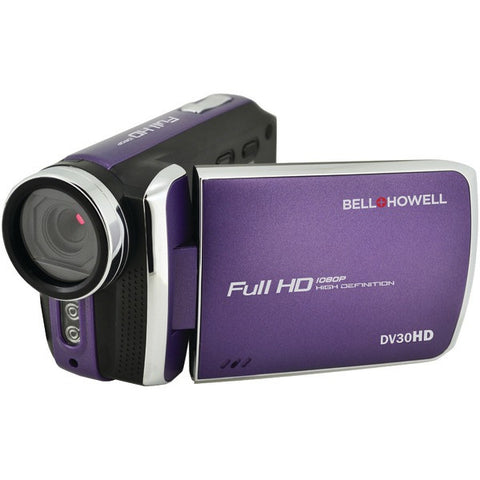 BELL+HOWELL DV30HD-P 20.0-Megapixel 1080p DV30HD Fun-Flix Slim Camcorder (Purple)