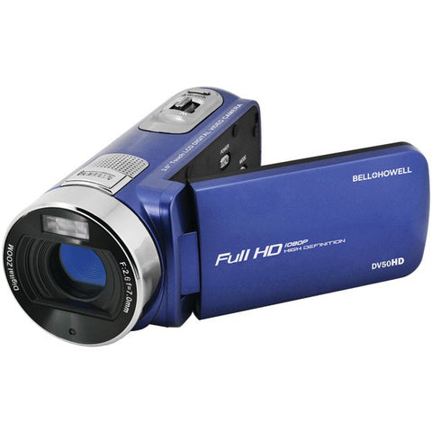 BELL+HOWELL DV50HD-BL 20.0-Megapixel 1080p DV50HD Fun-Flix Camcorder (Blue)