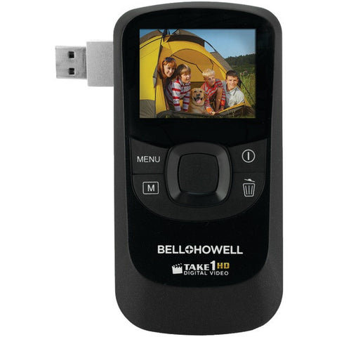 BELL+HOWELL T10HD-BK 5.0-Megapixel 1080p Take1HD Digital Video Camcorder with Flip-out USB (Black)