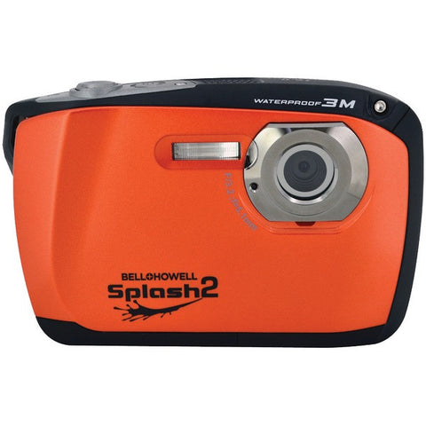 BELL+HOWELL WP16-O 16.0-Megapixel WP16 Splash2 HD Waterproof Digital Camera (Orange)