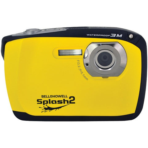 BELL+HOWELL WP16-Y 16.0-Megapixel WP16 Splash2 HD Waterproof Digital Camera (Yellow)