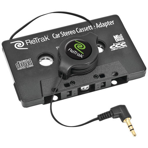 RETRAK ETCASSETTEB Retractable Stereo Cassette Adapter