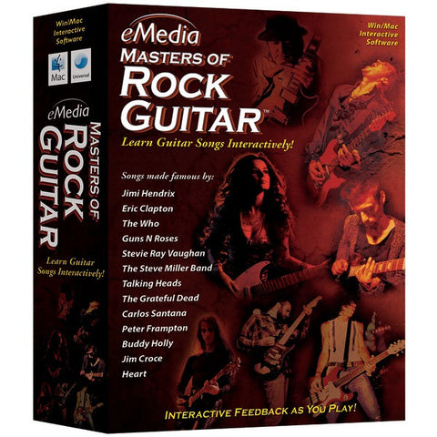 EMEDIA EG09141 eMedia Masters of Rock Guitar