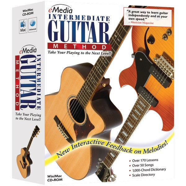 EMEDIA EG10112 eMedia Intermediate Guitar Method v3.0