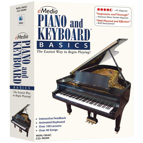 EMEDIA EK02104 eMedia Piano & Keyboard Basics v3.0