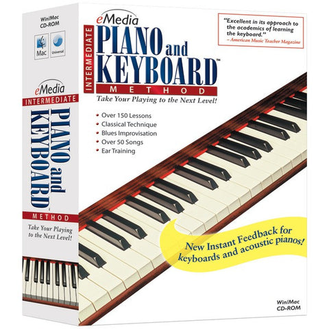 EMEDIA EK03121 eMedia Intermediate Piano & Keyboard Method v2.0