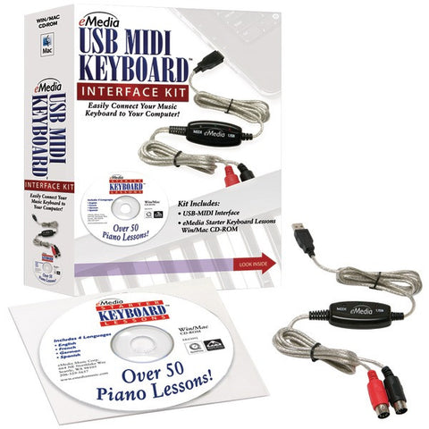 EMEDIA MUSIC EK05097 USB MIDI Keyboard Interface Kit