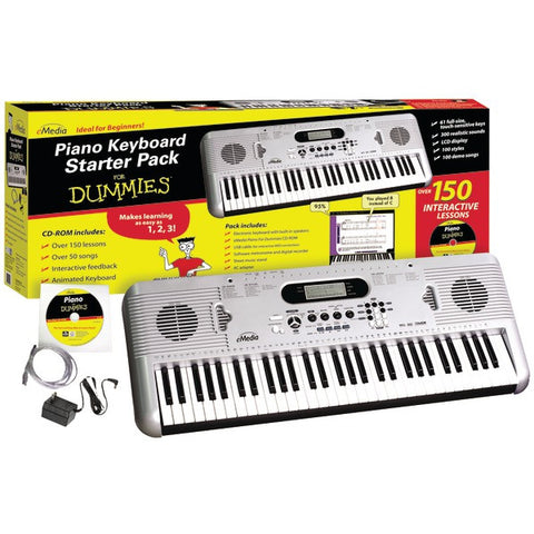 FOR DUMMIES FD05107 Piano for Dummies 61-Key Keyboard Starter Pack
