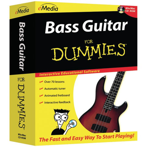 EMEDIA MUSIC FD07101 Bass Guitar For Dummies(R) CD-ROM