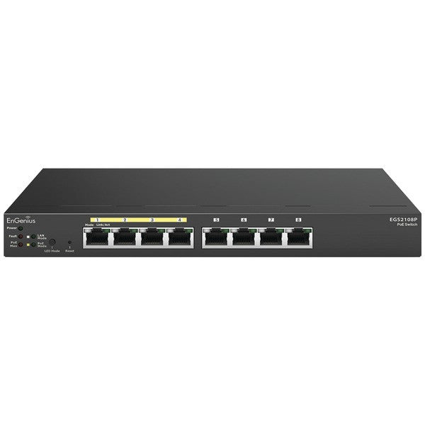 ENGENIUS EGS2108P 8-Port Gigabit Smart Switch with 4-Port PoE