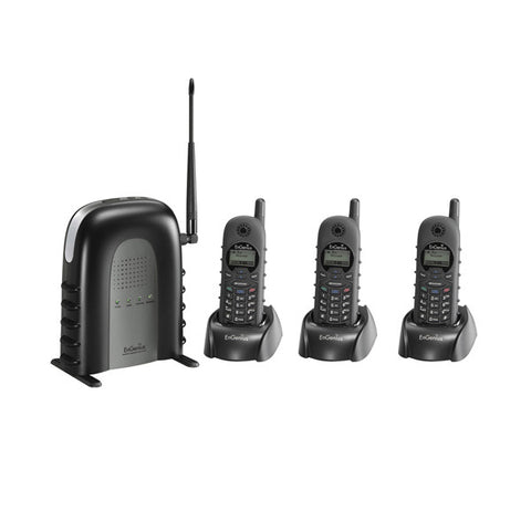 Industrial Cordless Phone System With 2-way Radio