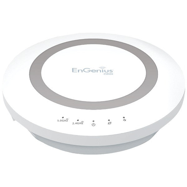 ENGENIUS ESR600 Dual-Band Wireless N600 Xtra Range(TM) Router with Gigabit, USB & EnShare(TM)