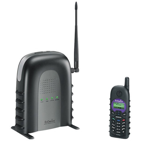 ENGENIUS DuraFon-SIP SYSTEM DuraFon(R) SIP Long-Range Cordless Telephone System with 1 Base Station & 1 Handset