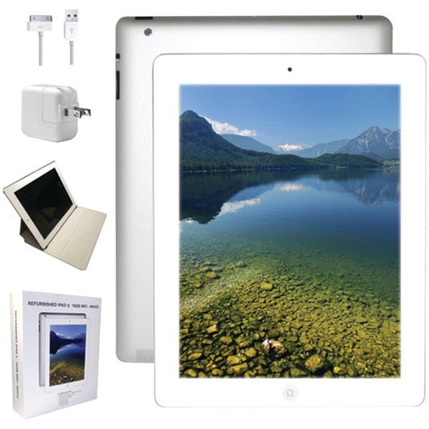 REFURBISHED APPLE MD328LLA-ER Refurbished 16GB iPad(R) 3 with Wi-Fi (White)