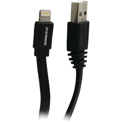 DURACELL DU1310 Charge & Sync 2.1-Amp Lightning(R) to USB Cable (Black)