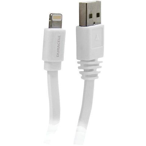DURACELL DU1311 Charge & Sync 2.1-Amp Lightning(R) to USB Cable (White)