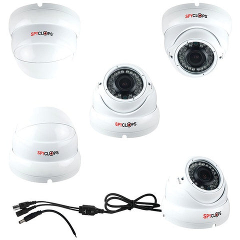 SPYCLOPS SPY-DOMEWAHD1 720p AHD Varifocal Dome Camera (White)