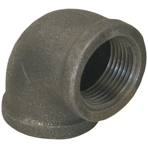 78231 90deg Black Malleable Elbow (3-8")