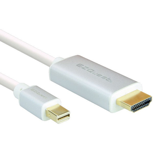 EZQUEST X40094 Aluminum Mini DisplayPort to HDMI(R) Cable, 6ft-1.8m