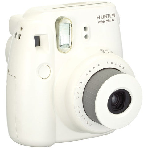 FUJIFILM 16273398 Instax(R) Mini 8 Instant Camera (White)