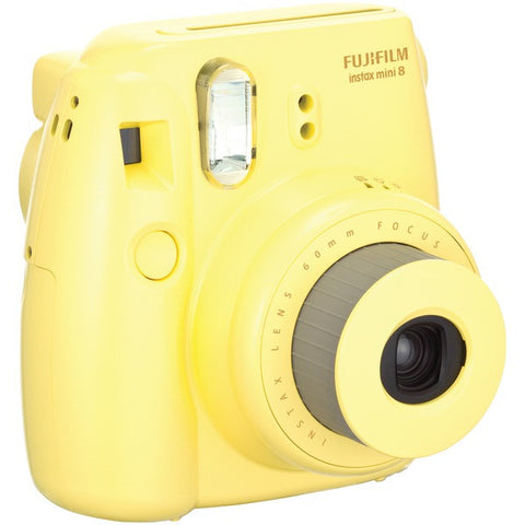 FUJIFILM 16273441 Instax(R) Mini 8 Instant Camera (Yellow)
