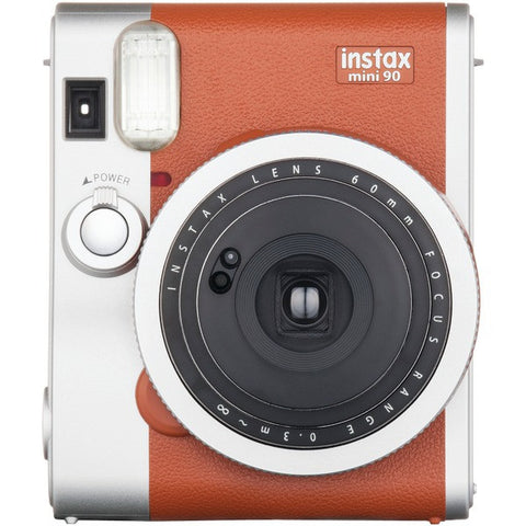 FUJIFILM 16423917 Instax(R) Mini 90 Classic Instant Camera (Brown)