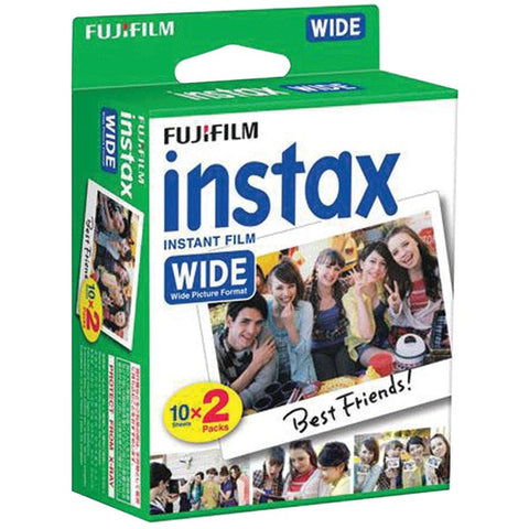 FUJIFILM 16468498 Instax(R) Wide Film Twin Pack