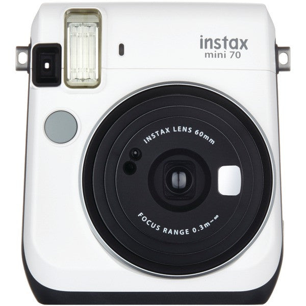 FUJIFILM 16496043 Instax(R) Mini 70 Instant Camera (White)