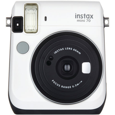 FUJIFILM 16496043 Instax(R) Mini 70 Instant Camera (White)