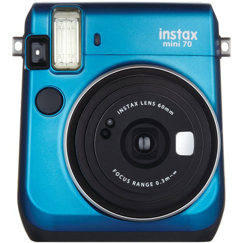FUJIFILM 16496081 Instax(R) Mini 70 Instant Camera (Blue)