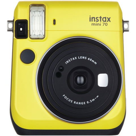 FUJIFILM 16496122 Instax(R) Mini 70 Instant Camera (Yellow)