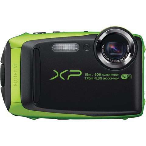 FUJIFILM 16500208 16.4-Megapixel FinePix(R) XP90 Digital Camera (Lime)