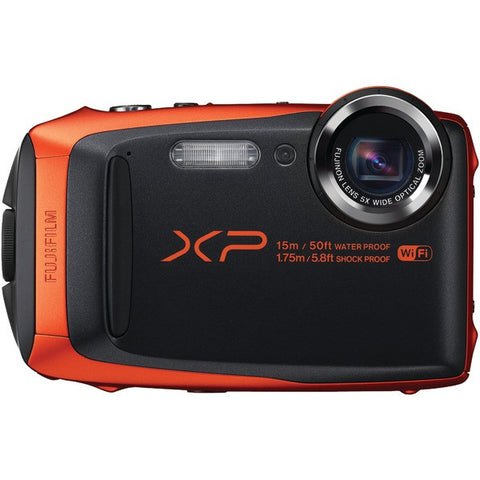 FUJIFILM 16500337 16.4-Megapixel FinePix(R) XP90 Digital Camera (Orange)