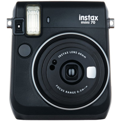 FUJIFILM 16513906 Instax(R) Mini 70 Instant Camera (Midnight Black)