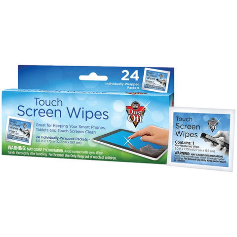 Dust Off DCW Touchscreen Wipes (24-ct)
