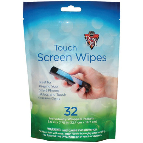 Dust Off DTSW32 Touchscreen Wipes (32-ct)