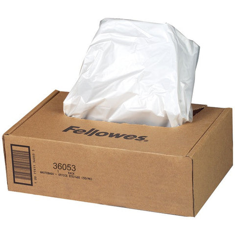 FELLOWES 36053 Waste Bags for Powershred(R) Small Office Shredders (9 Gallons)