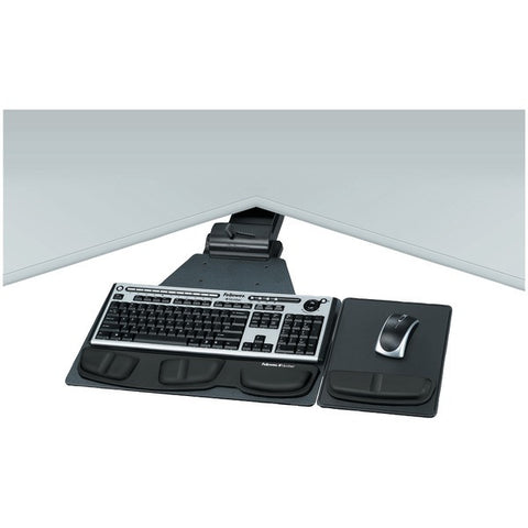 FELLOWES 8035901 Professional Series Corner Executive Keyboard Tray