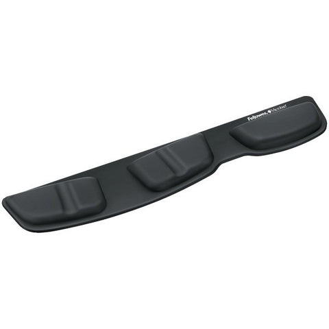 FELLOWES 9182501 Leatherette Keyboard Palm Support with Microban(R)