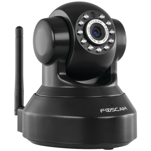 FOSCAM FI9816PB Plug & Play Indoor 720p Pan-Tilt Wireless P2P IP Camera (Black)