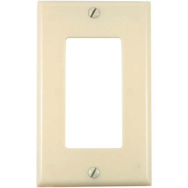 UNION 80401-I Residential-Grade Decor Wall Plate (Single gang, Ivory)