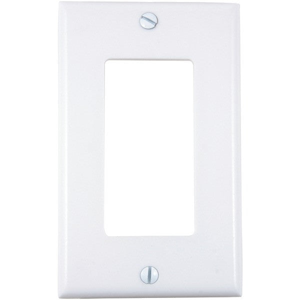 UNION 80401-W Residential-Grade Decor Wall Plate (Single gang, White)