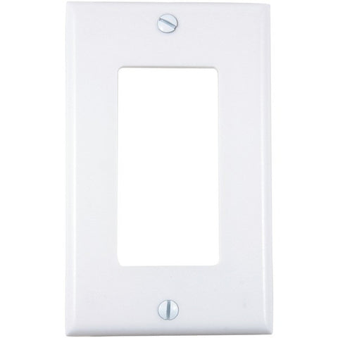 UNION 80401-W Residential-Grade Decor Wall Plate (Single gang, White)
