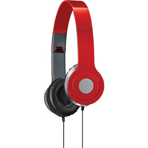 ILIVE iAH54R On-Ear Headphones (Red)