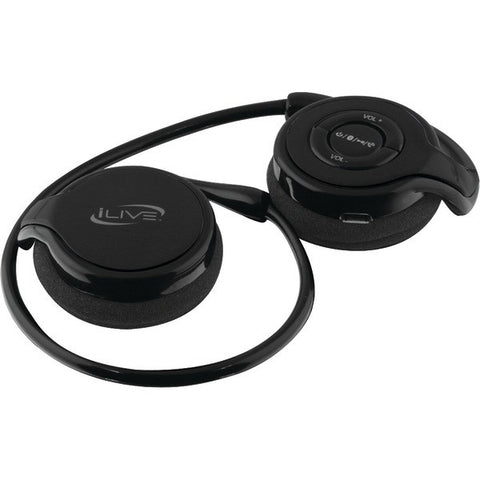 ILIVE IAHB24B Bluetooth(R) Neckband Headphones with Microphone
