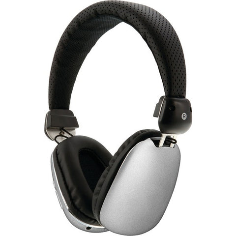 iLive Platinum IAHP46S Bluetooth(R) Headphones with Auxiliary Input (Silver)