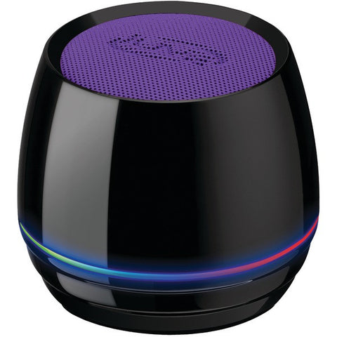 ILIVE ISB35PR Bluetooth(R) Speaker with Glow Ring (Purple)