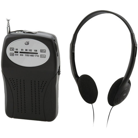 GPX R116B Portable AM-FM Radio