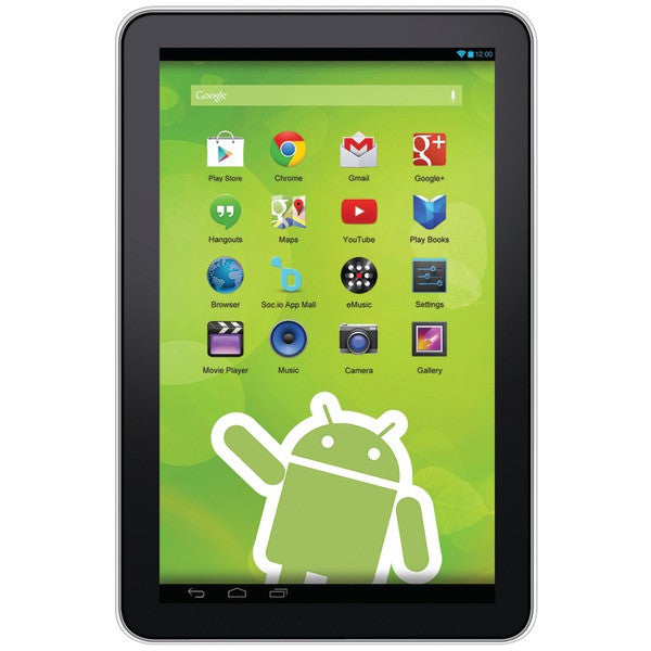 ZEKI TBQG1084B 10" Android(TM) 4.3 Quad-Core 8GB Google(R) Tablet